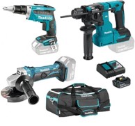 MAKITA Aku set, DHR183Z, DFS452Z, DGA452Z