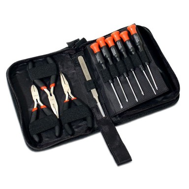 INLINE Set preciznih kliješta i odvijača, 19-dijelni, 43013