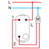 Tipkalo za rolete 1-0-2 16 A 250 V~ 1M PW NT10, bijeli