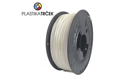TRČEK PLASTIKA Filament za 3D printer, PLA – 1 kg, Perla bijeli