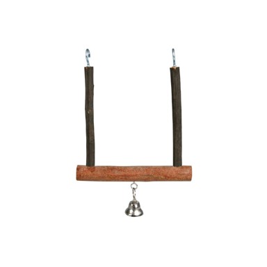 TRIXIE Prirodna ljuljačka sa zvonom za ptice 12x15 cm