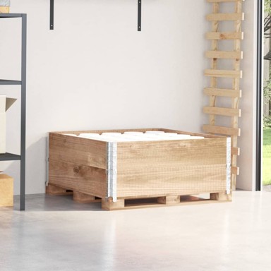 Okviri za palete 2 kom 100x100 cm od masivne borovine