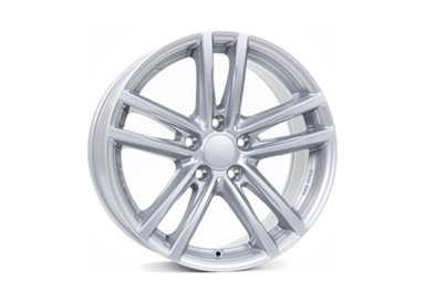 RIAL Aluminijska felga 7,5×18 5×112 ET51 (66,5) X10 ECE, srebrna, X10-75851W61-0