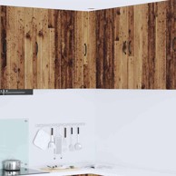 Zidni kuhinjski ormarić s policom 57 x 57 x 80 cm, staro drvo