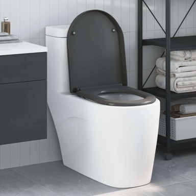 WC daska brzo otpuštanje, duroplast, antracit