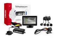 AMIO Parking senzori, 4 kom, crni, 18 mm, TFT01 4,3'' zaslon, buzzer, HD 315 kamera za rikverc
