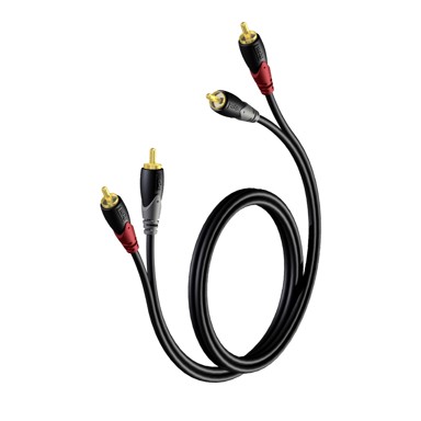 AUDAC Kabel AUD-CLA800/1.5, 2x RCA/Cinch muški na 2x RCA/Cinch muški, 1.5 m