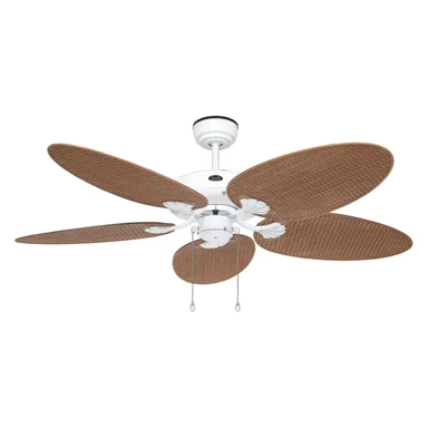 Ventilator classic outdoor 132 we-pr blades composite palm/rattan brown cf513295
