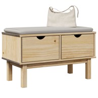 Klupa za predsoblje OTTA 80 x 40 x 45 cm od masivne borovine