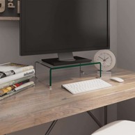 Stalak za TV/Monitor, 40 x 25 x 11 cm, staklo, transparentan