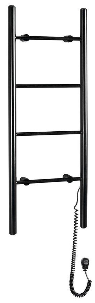 SAPHO Električni sušač ručnika KARBO, 400 x 1120 mm, 87 W, crni mat