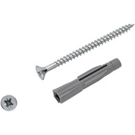 LUX TOOLS Plastična tipla 8x45+S50St.