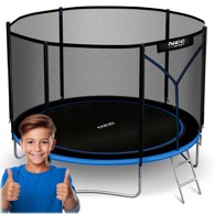 NEO-SPORT Vrtni trampolin 183 cm (6 ft), vanjska mreža i ljestve