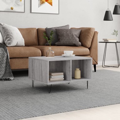 Stolić za kavu boja sivog hrasta 60x50x36,5cm konstruirano drvo