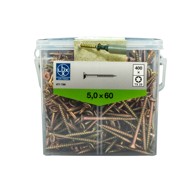 LUX TOOLS Vijak za drvo metalni iver 5,0x60