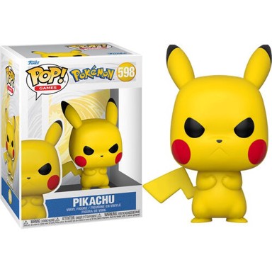 FUNKO POP! Figura Pokémon Pikachu mrzovoljan, 9 cm