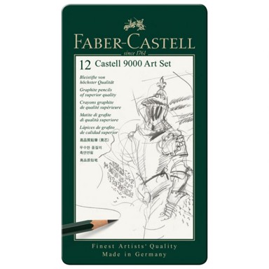 FABER-CASTELL Set grafitnih olovaka, Castell 9000 Art, 12 kom