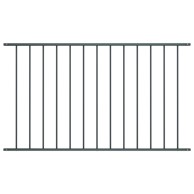 Panel za ogradu od čelika obloženog prahom 1,7x1,25 m antracit
