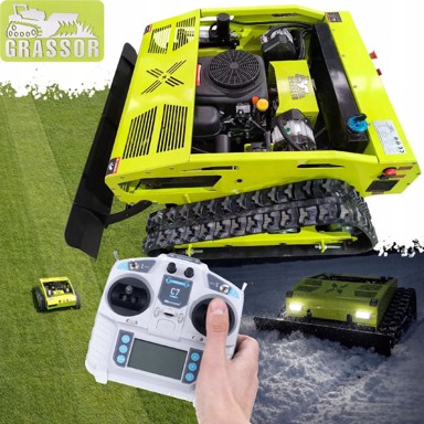 ROSFIX Grassor Multiforce 800T-G23P Max gusjenični Robotski Kosilac – hibridni 23Hp Loncin 800 mm, 2×1000 W, 60°