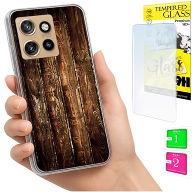 Maskica za Motorola Edge 50 Neo, sa zaštitnim staklom 9H