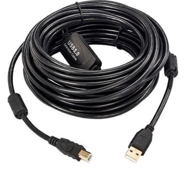 Aktivni USB kabel, USB 2.0, A-B, duljina 5 m