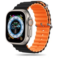 TECH-PROTECT Iconband Pro remen za Apple Watch 42/44/45/49mm, black / orange