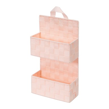 COMPACTOR Svijetloružičasta viseća košara s 2 džepa Bristol