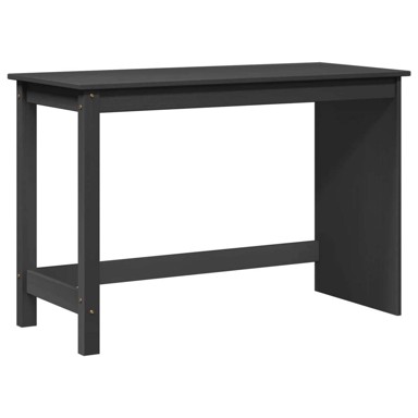 Stol od punog borovog drva 112x50x75 cm, siva