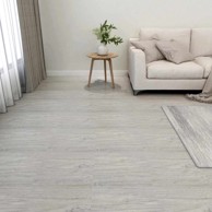 Podne PVC samoljepljive obloge 55 komada, svijetlo siva 5 11 m²