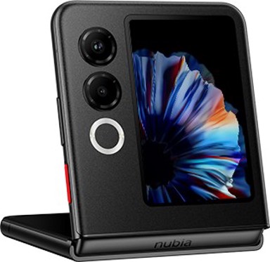 NUBIA Flip 2 5G, 8 GB / 256 GB, crna