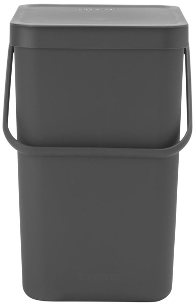 BRABANTIA Kanta za razvrstavanje Sort & Go, 25 L, tamno siva