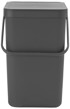 BRABANTIA Kanta za razvrstavanje Sort & Go, 25 L, tamno siva