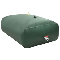 Sklopivi spremnik za vodu sa slavinom 5000 L PVC, zelena