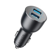 ANKER Auto punjač PowerDrive+ III Duo A2729G11, 36W, 2xUSB, crni