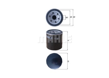 MAHLE Filter ulja Chevrolet OC 996, Aveo 1.2 08-