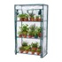 NORTHIX Staklenik s PVC folijom i rolo vratima, zelena