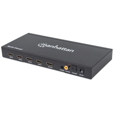 MANHATTAN Razdjelnik, 4x HDMI in, 1 HDMI out, strujni