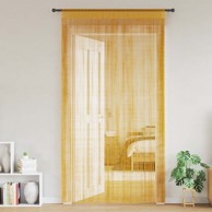 Zavjese od niti 2 kom, 100 x 250 cm, zlatne