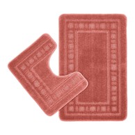 CATHERINE LANSFIELD Kupaonske prostirke u setu 2 kom za WC boja terakote 50x80 cm Armoni