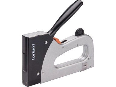 FORTUM Klamerica 4770701 6–16 mm, podesiva sila udara, širina spajalice 11,3 x 0,7 mm, čavao 14–16 mm