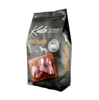 KUDO Suha hrana za pse Adult Medium/Maxi, puretina i patka, 12 kg