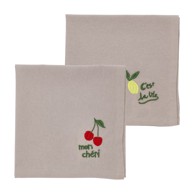 SÖDAHL Tekstilni ubrusi u setu 2 kom 40x40 cm Bistro 
