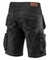 NEO TOOLS Denim kratke radne hlače, crne, veličina S