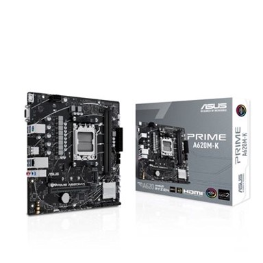 ASUS Matična ploča Prime A620M-K, AMD A620, DDR5, mATX, s. AM5