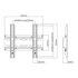 SBOX TV Nosač PLB-2522F