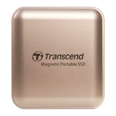 TRANSCEND SSD disk Portable Magnetic, 1 TB, USB 3.2, zlatni