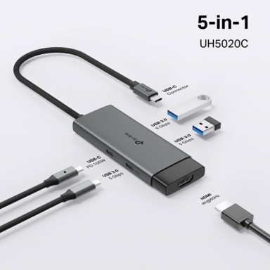 TP-LINK HUB UH5020C USB-C, 5 portova