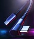 UGREEN Kutni USB kabel C na C, US334, 5 A, 100 W, 2 m, crni 