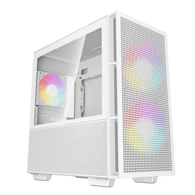 DEEPCOOL Kućište CH360, mini tower, micro-ATX, kaljeno staklo, bijelo