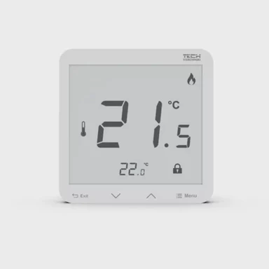 TECH CONTROLLERS Pametni termostat R-8S PLUS, bijeli